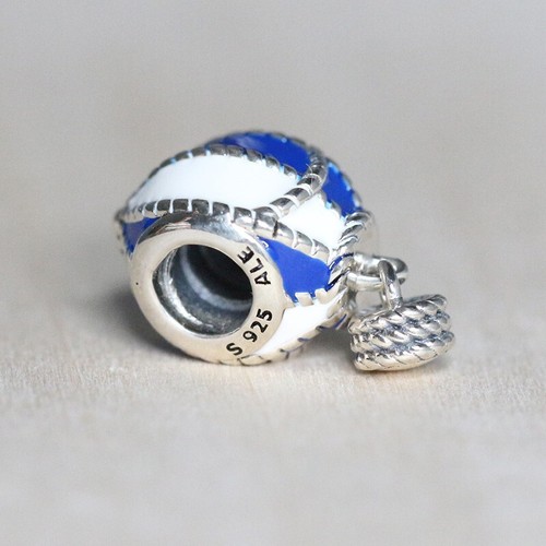 Nuovo Autentico Pandora Charm Up and Away Mongolfiera 791145ENMX con Marsupio Scamosciato - Foto 5 di 10