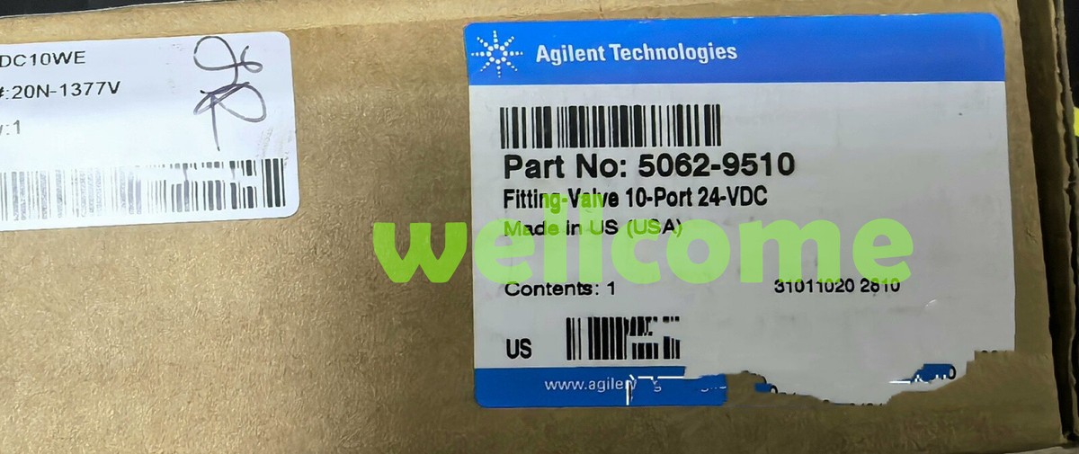 New Agilent 5062-9510 ten-way valve Fast Shipping FedEx or DHL | eBay