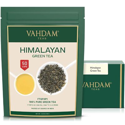 Vahdam Himalayan Green Tea 100gm Pack