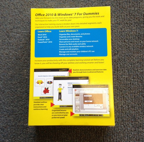 Office 2010 & Windows 7 For Dummies Interactive Educational Software - Picture 3 of 3
