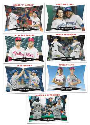  2020 Archives COMBO CARD Complete 7 Card Insert Set 
