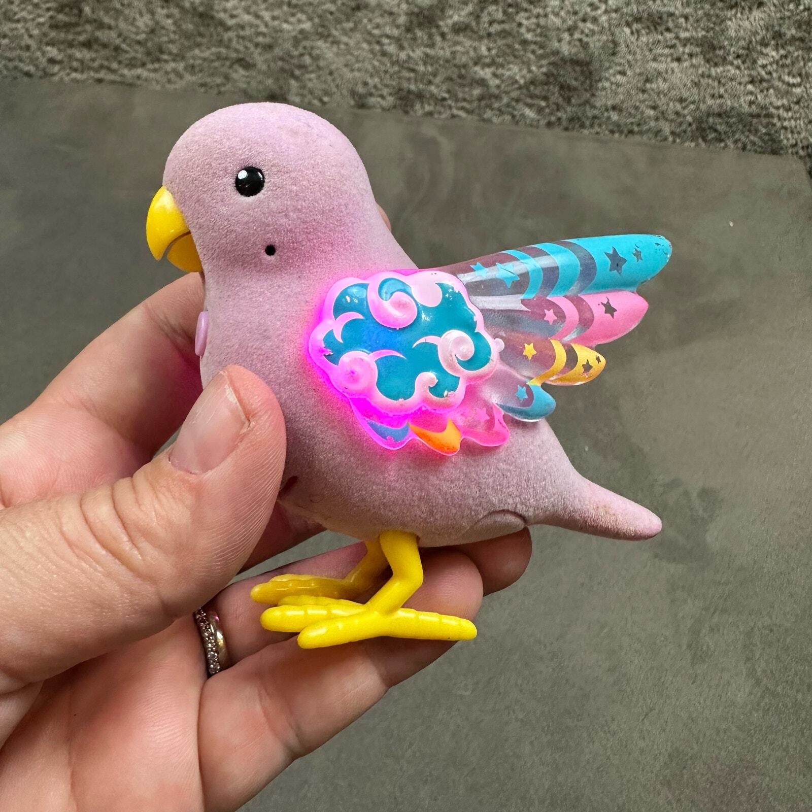 Little Live Pets Lil' Bird Interactive Light-Up SongBird Pink Moose Toys