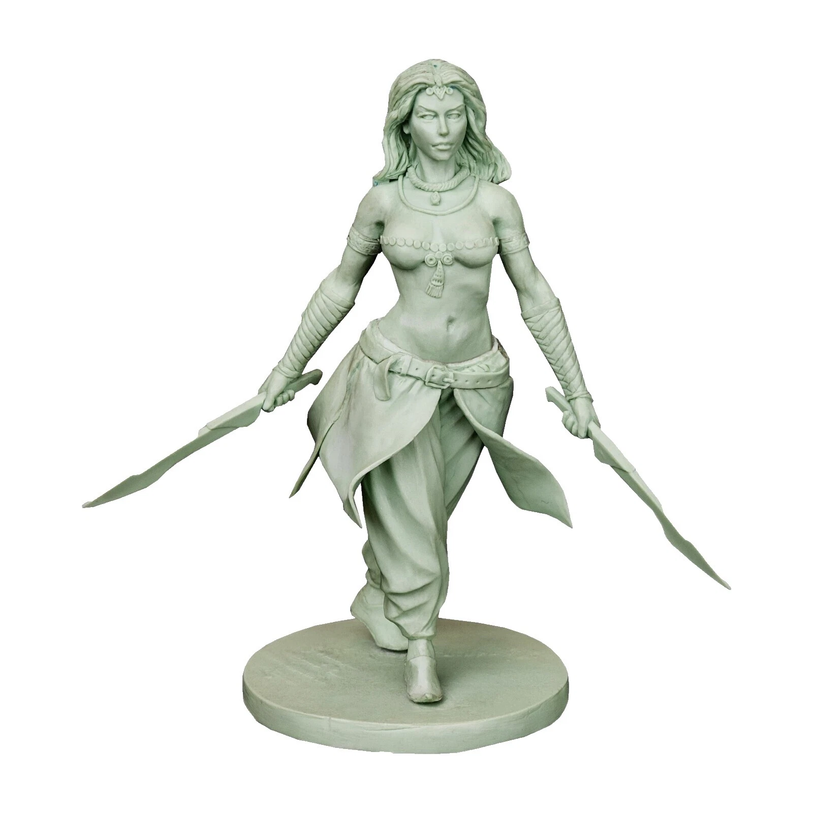 Figuras de acción de resina de Guerrero y accesorios