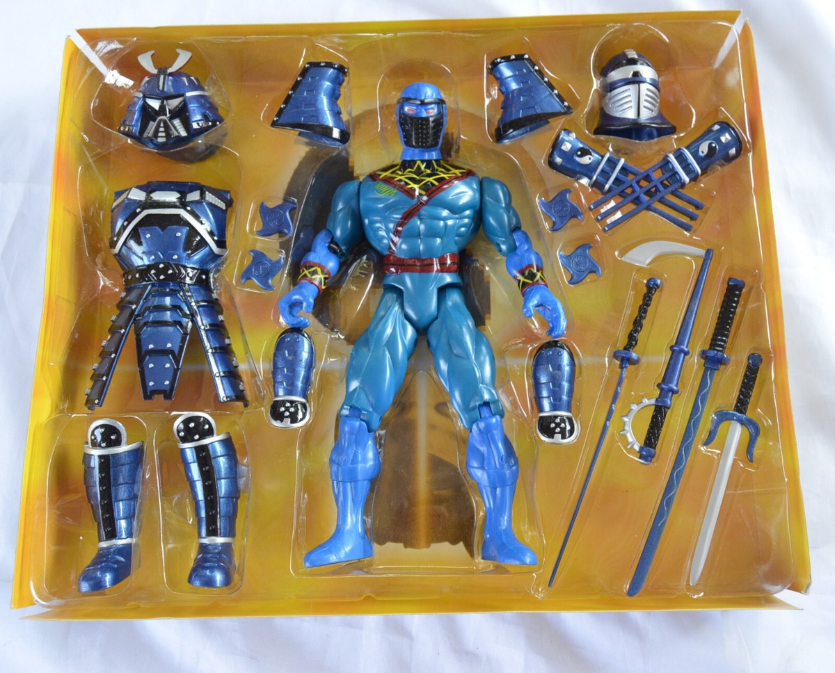 Vintage CIBER NINJA Action Figure Playset 2001 Cyber Ninja
