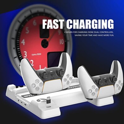 NEW - Dobe Fomis PS5 Accessories Stand with Cooling Station for Playstation 5