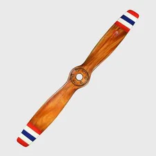 Spartan WWI Wood Propeller 43" Multi Colored Tips Airplane Aviation Decor New