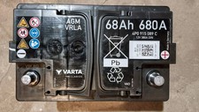 68AH 680A Original VW Audi AG Varta AGM Autobatterie Starter Batterie Neu 06/25