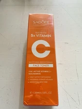 SADOER 5X Heavy Vitamin C Whitening Brightening Skin Active Face Toner 130ml