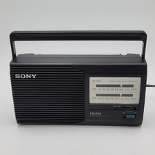 Vintage Sony ICF-24 FM/AM 2 Band Portable Radio Tested And Works See Video