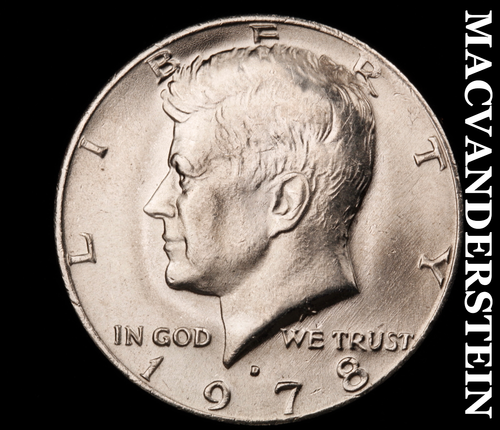 1978-D Kennedy Half Dollar - Choice Gem Brilliant Unc No Reserve #D761