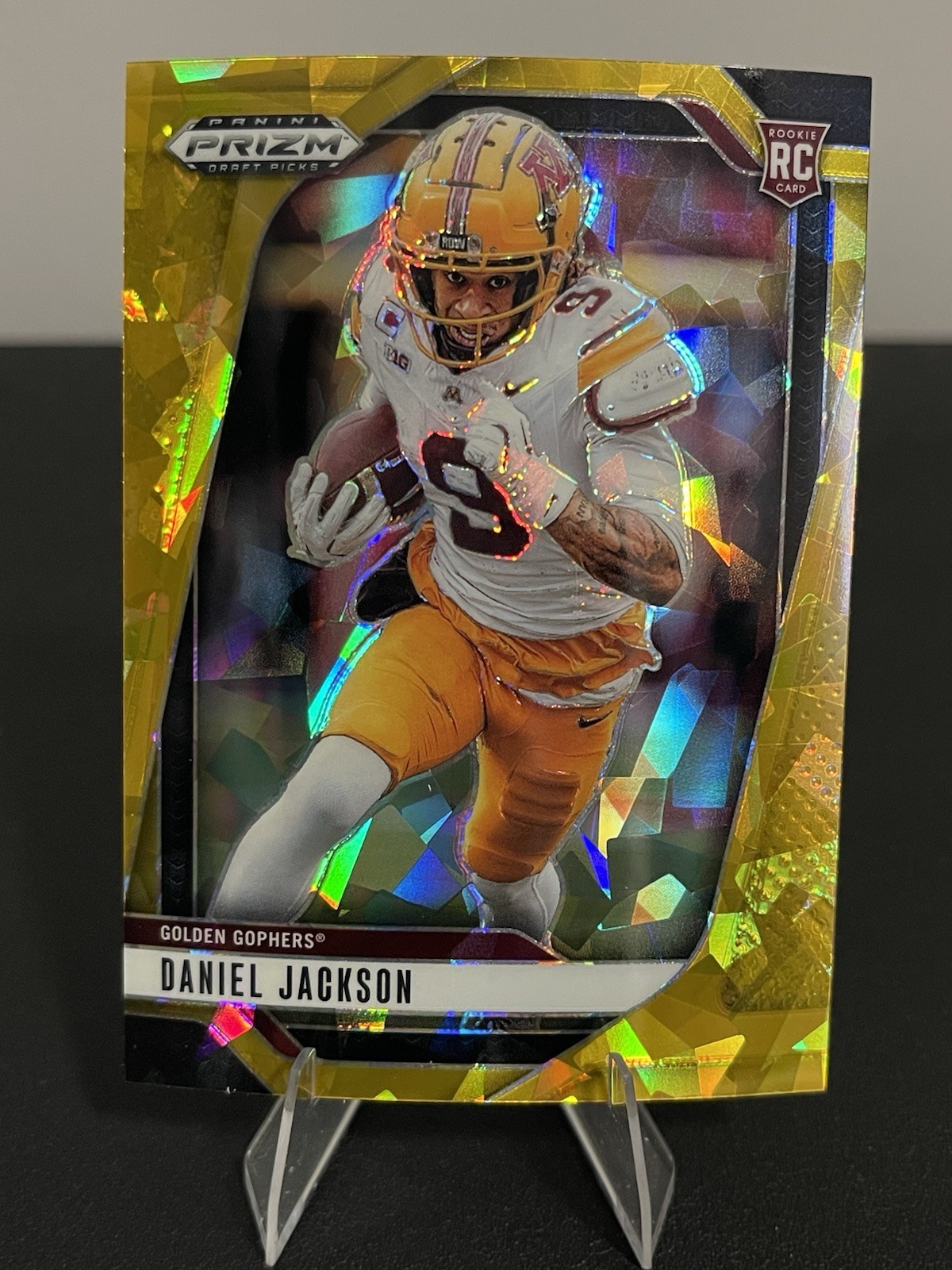 2025 Panini Prizm Draft Picks - Daniel Jackson #69 Gold Ice Prizm (RC)