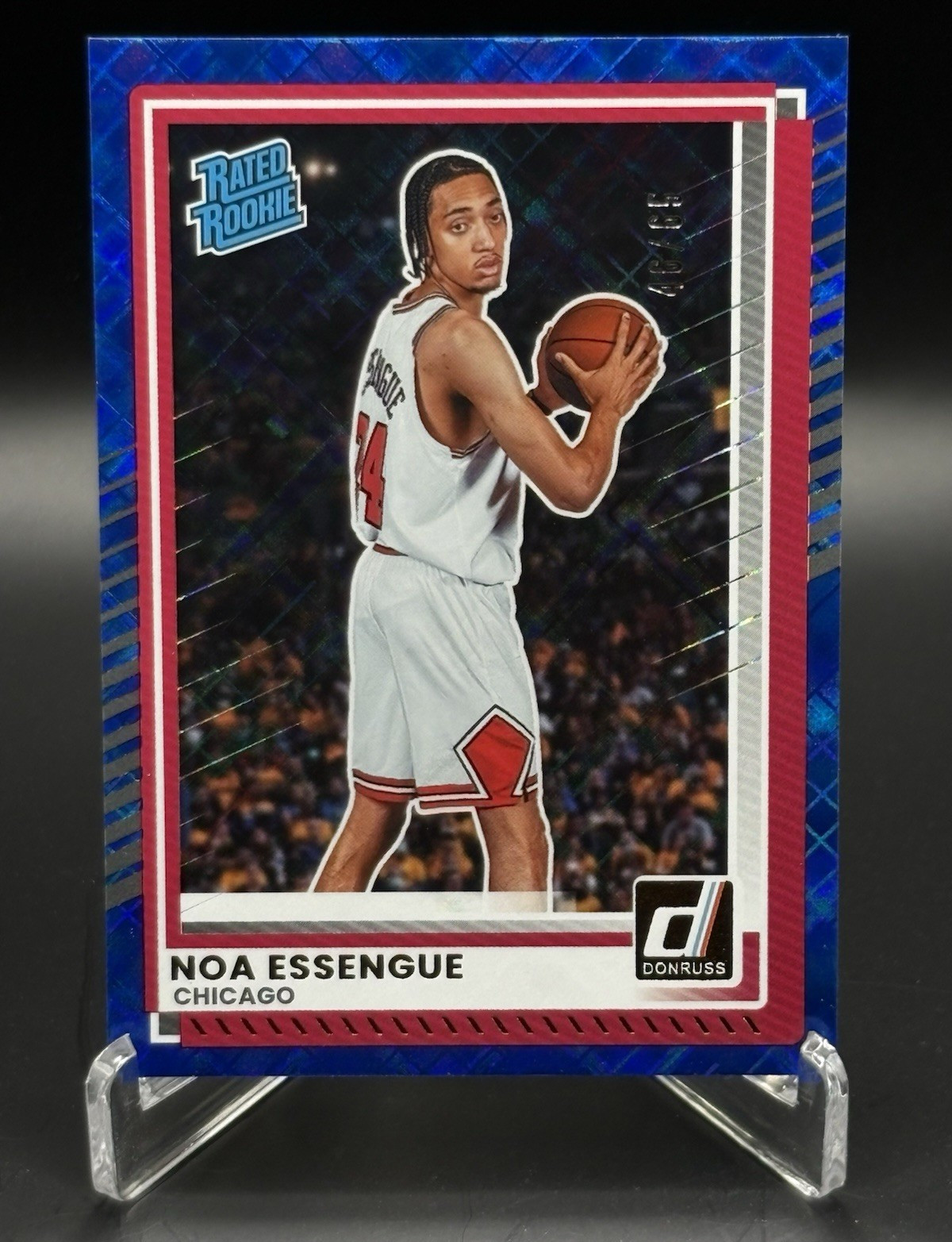 Panini Donruss 2025-26 Noa Essengue Bulls Rated Rookie #6 Cosmic 46/65