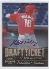 2011 Playoff Contenders Draft Tickets Signatures Mitch Walding #DT65 Auto 2d9
