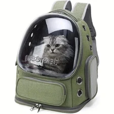 Breathable Cat Backpack Carrier Large Space Bubble Pet Backpack for Kitty Puppy
