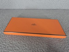 Hermes Gift Box With Lid 10" x 4" Orange