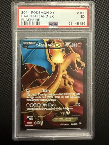 Charizard-EX graded PSA 5 for sale on eBay