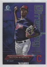 2018 Bowman #Bowman Trending Mega Box Purple Mojo Refractor Triston McKenzie 2sc