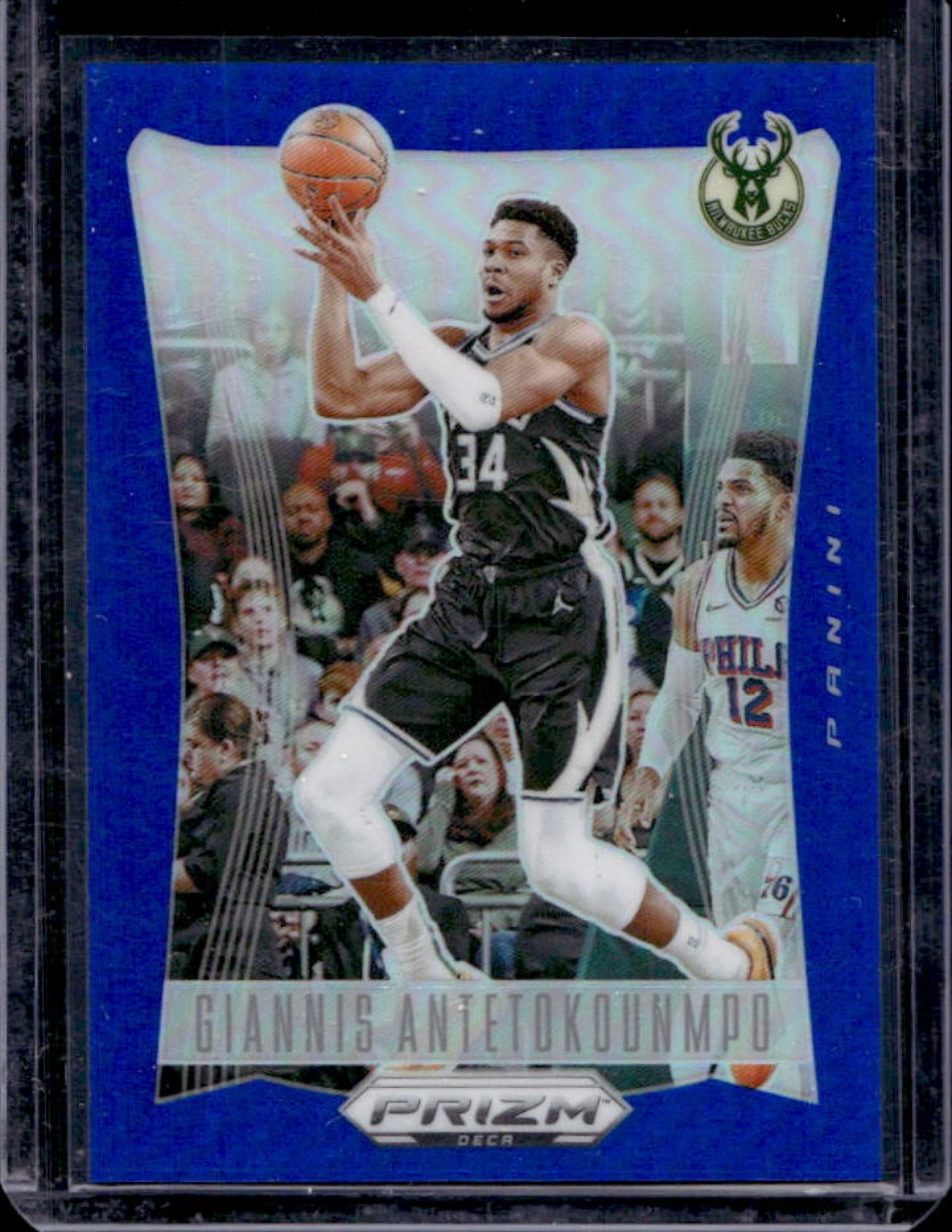 2023-24 Prizm Deca Giannis Antetokounmpo Blue #/149 Bucks