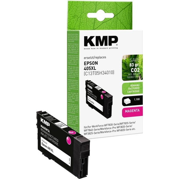 Kmp Druckerpatrone Ersetzt Epson 405XL, T05H3 Kompatibel Magenta 1656,4006-image