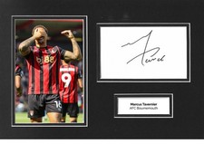 Marcus Tavernier firmato 12x8 foto display AFC Bournemouth autografo certificato di autenticità