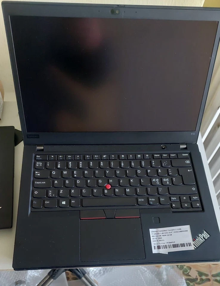 Lenovo ThinkPad T14 G1 · i7-10510U · 16GB · 512GB