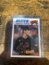 2026 Topps Heritage Jonah Tong RC #137 New York Mets Free Shipping
