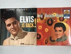 Elvis Presley Vinyl LP Record Lot 2 Elvis Is Back Stereo Golden Records Gold