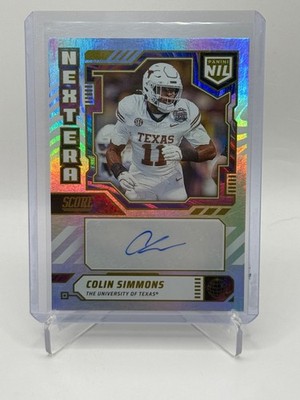 2025 Score Next Era Nil Auto Colin Simmons #NEN-CSI (AU, RC)