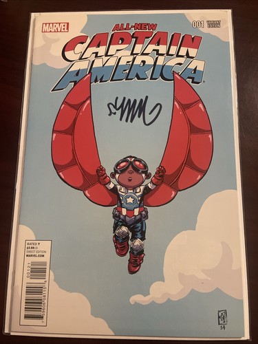 All-New Captain America #1 Signed Skottie Young W/ COA