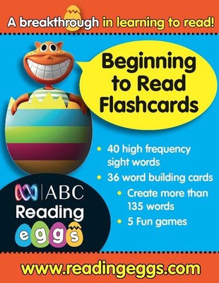 Reading Eggs Ages 4 to 6 Beginning to Read Flashcards by Cliff Pike (English) Ca