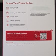 ZAGG InvisibleShield Fusion Defense Hybrid Antimicrobial Screen Protector Samsu