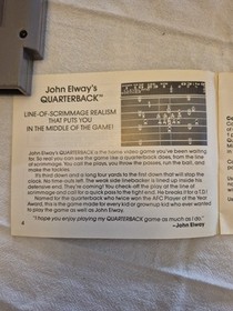 John Elway's Quarterback (Nintendo NES, 1987) Authentic Cartridge TESTED/WORKS!!