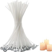 Kerzendocht Set, 100 StüCk Kerzendocht (10CM), 100 Kerzendochte Aus Baumwolle,