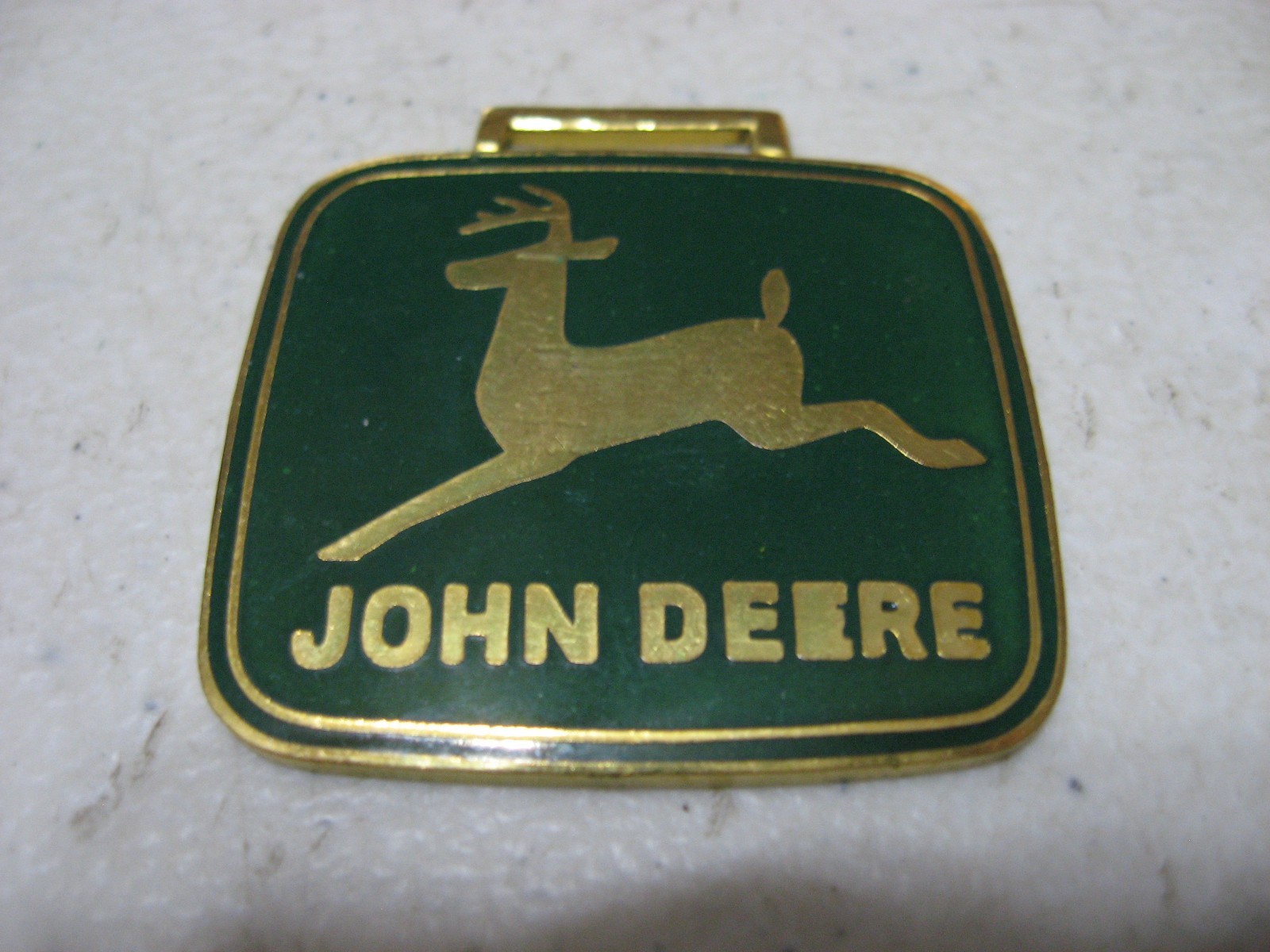 John Deere Logo The Thede Co. Advertising Watch Fob