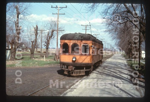 Duplicate Slide Streetcar Illinois Terminal Car 281 Action