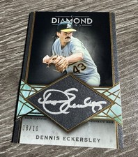 Super Rare!  Topps Diamond Icons Dennis Eckersley SILVER INK AUTO OnCard 8/10!!