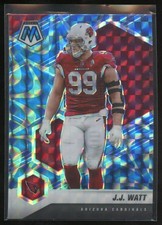 2021 Panini Mosaic Blue Reactive J.J. Watt Arizona Cardinals #12 Parallel