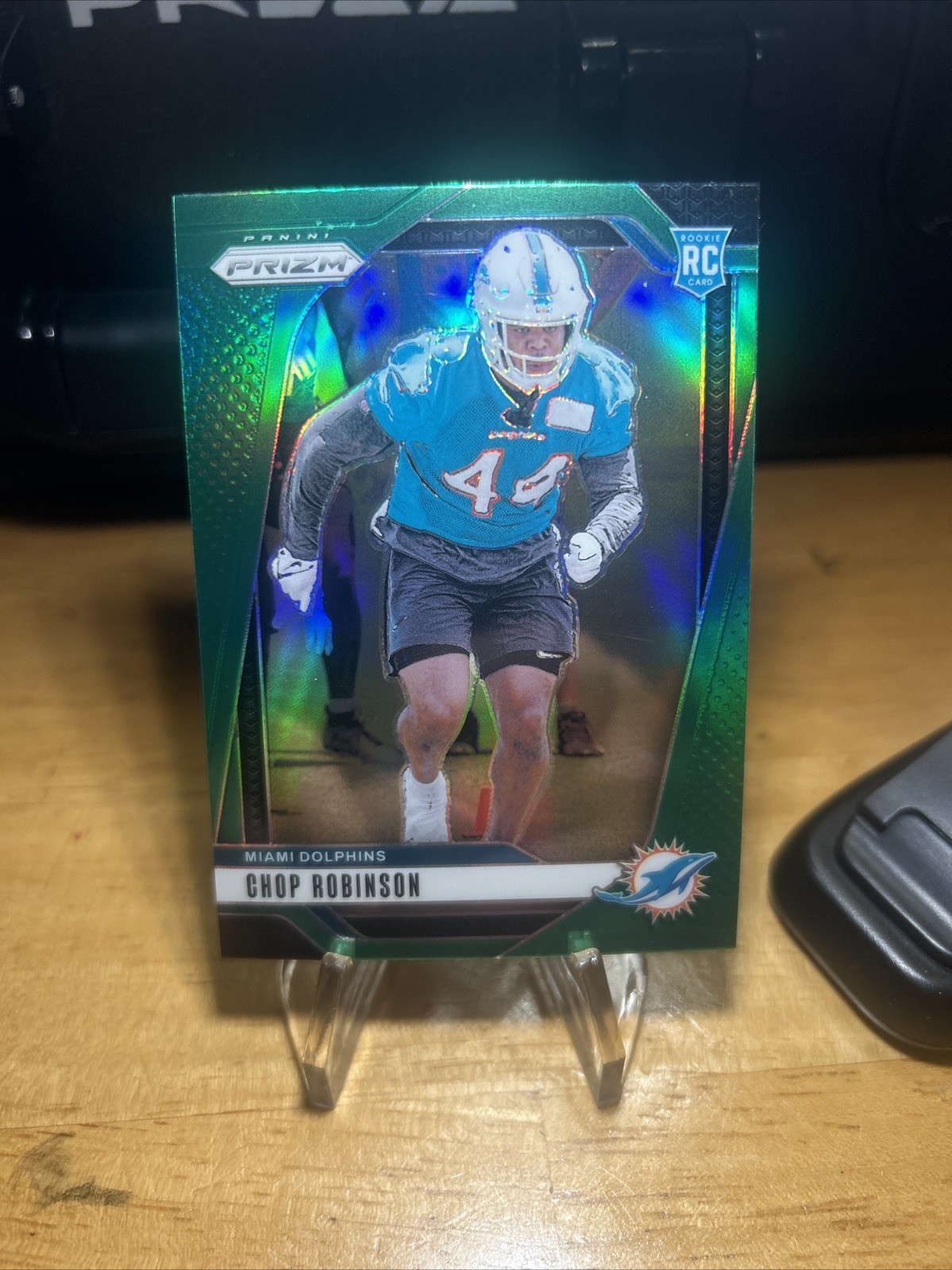 Chop Robinson 2024 Panini Prizm - Green Prizm #319 (RC) - Dolphins