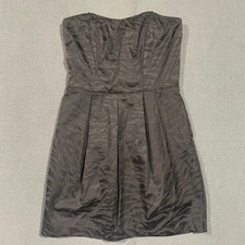 Windsor Womens LBD Black Zebra Stripe Strapless Mini Dress Size 5 Party Cocktail