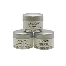 3X Lancome Renergie HPN 300 Peptide Cream 0.16oz 5ml/each Travel