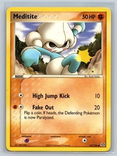 Meditite 55/106 Common Emerald Pokemon Lightly Played