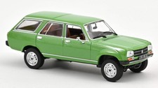 Diecast Vehicle Model 1:43 Norev PEUGEOT 504 BREAK Green