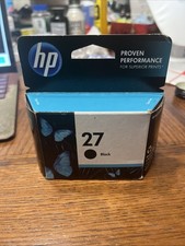 HP 27 C8727AN Black Ink Cartridge Genuine New Expired 2016