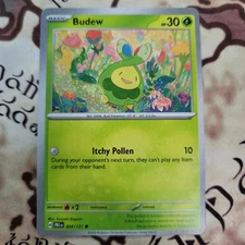 Budew 004/131 Sv: Prismatic Evolutions Regular Pokemon Tcg 