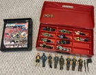 Lot Of 18 1980’s Vintage GI Joe Figures With Collectors Case Accessories