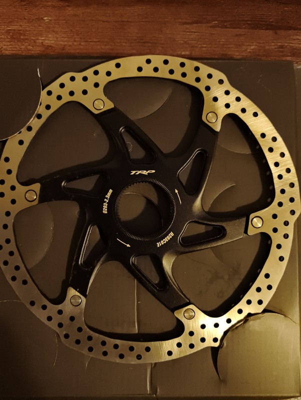 TRP RCO1E 2.3mm Centre TRP Disc Brake Rotor 203mm 2 Piece E- MTB DH-R NIB