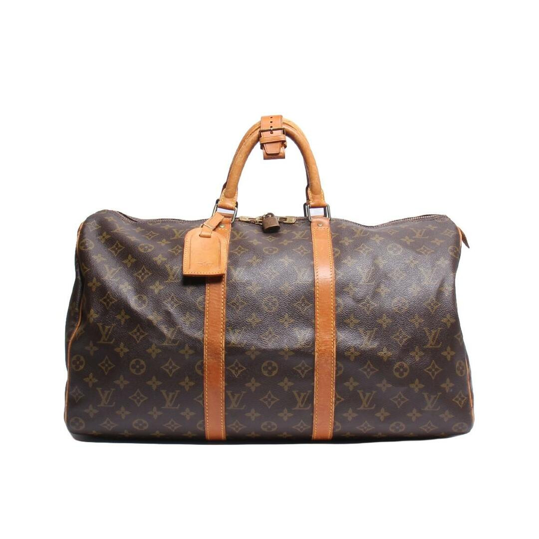 Louis Vuitton Boston Bag Keepall 50 Monogram M41426 Unisex Brown 38b83f969b313b
