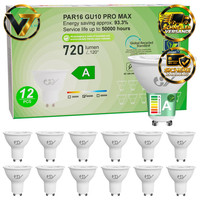 GU10 LED Lampe 4W 720 Lumen 4000K Neutralweiß 110° Nicht Dimmbar 12 StüCk
