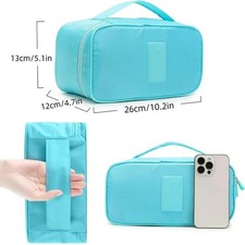 Portable Underwear and Cosmetic Bag Perfect for Travel and Organization