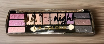 LA COLORS Day To Night 12-Color Eyeshadow Palette in #429/Daybreak-.28oz-New/DC
